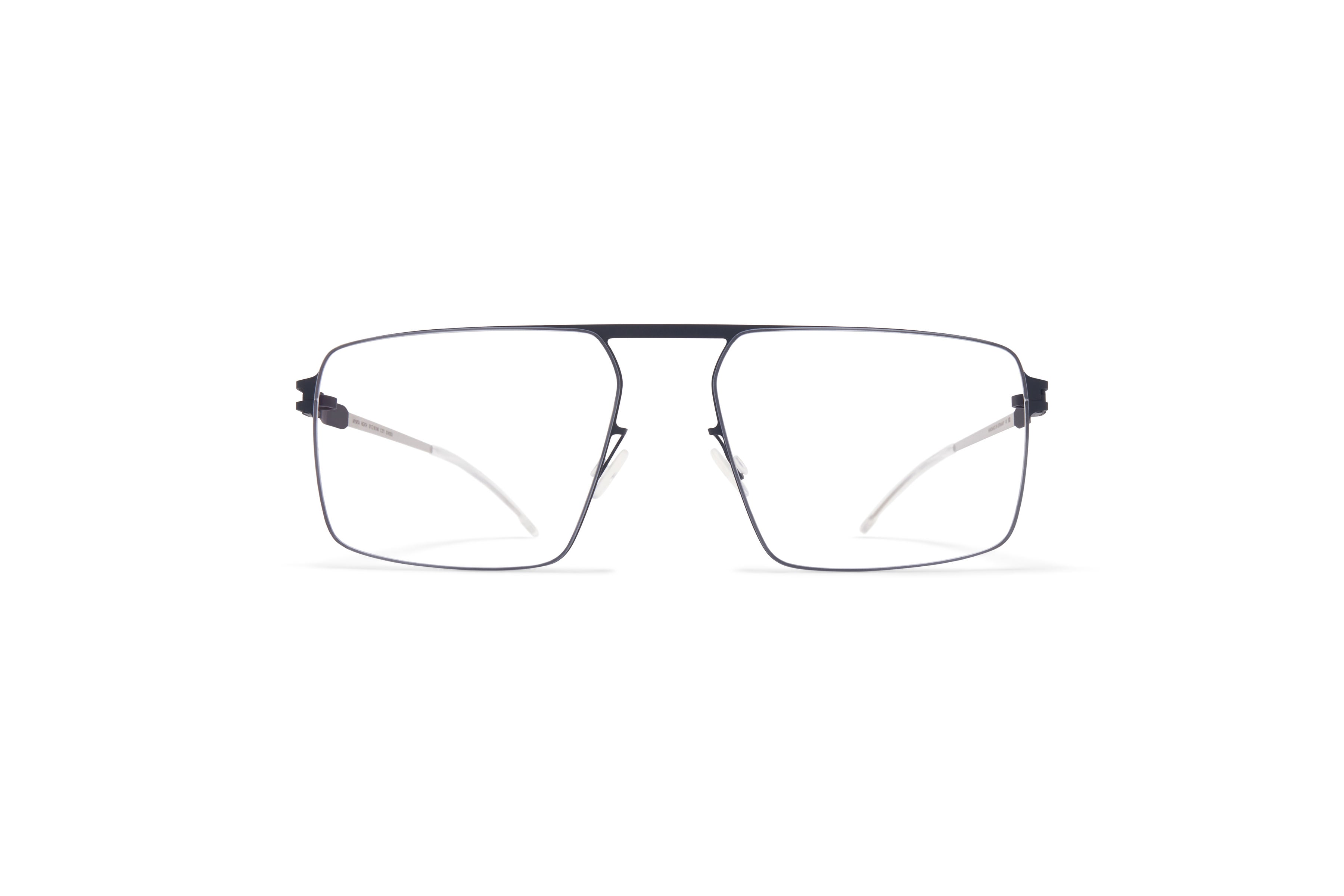 Mykita Heath 271 Silver Indigo Circular Stainless Steel Ultra-Fine Optical Eyeglasses Frame