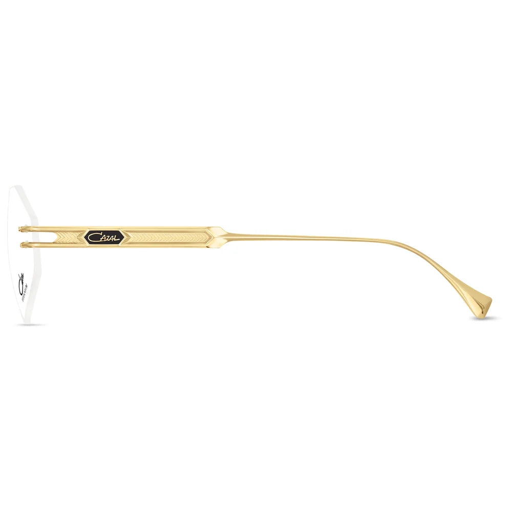CAZAL 5017 Color 001 Gold Titanium Geometric Eyeglasses Frame