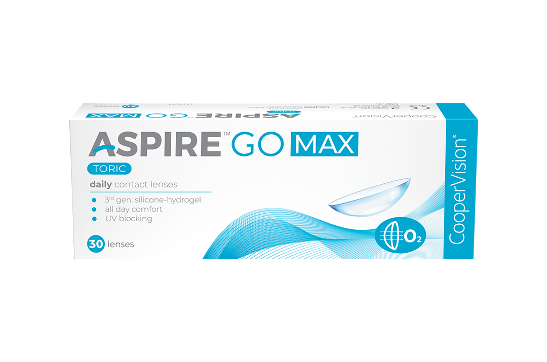 CooperVision Aspire Go Max Toric 1 Day Daily Contact Lenses