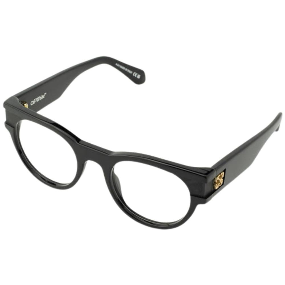 OFF-WHITE OERJ087 1000 51 – Black Round Optical Eyeglasses