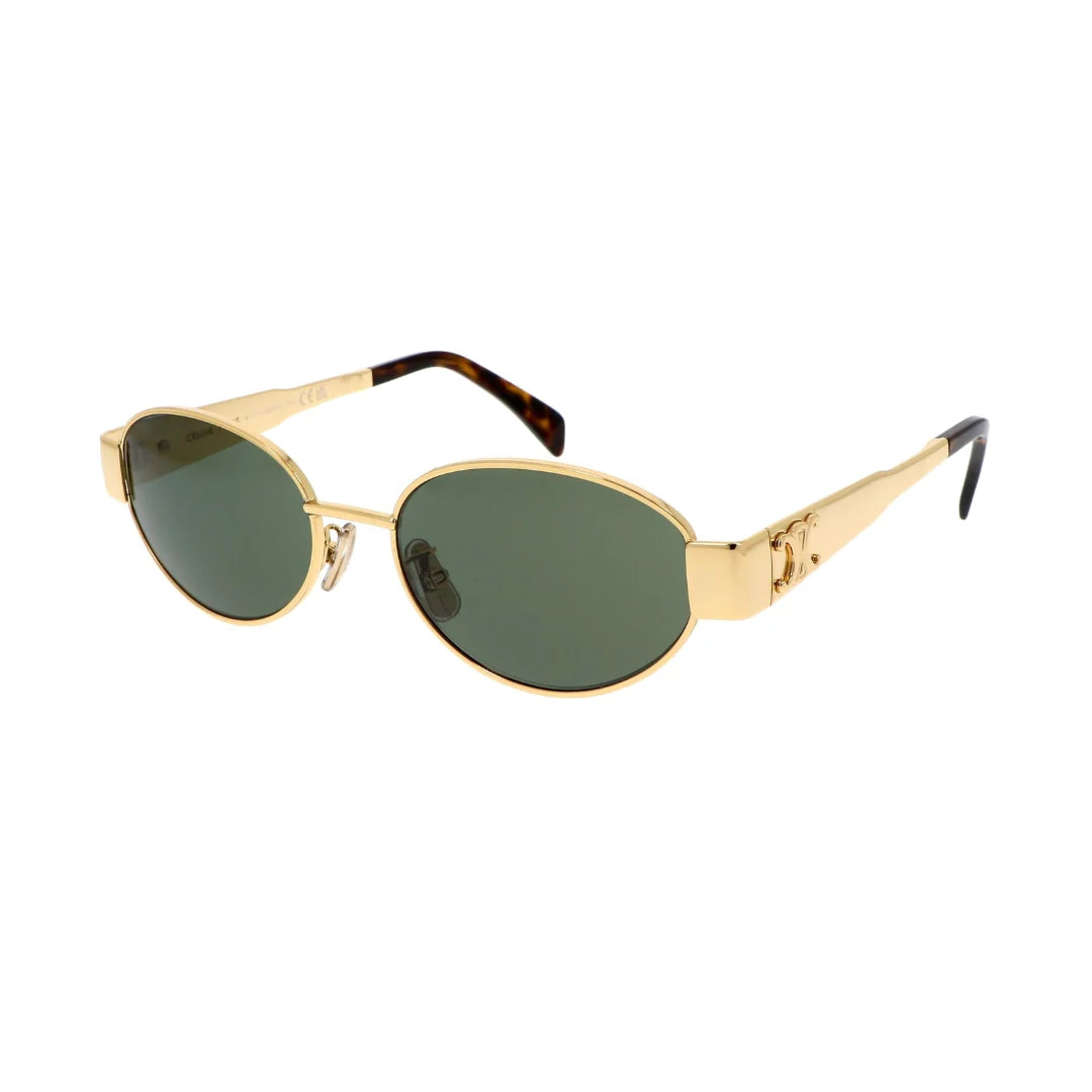 CELINE 40235U 30N – Gold Oval Sunglasses