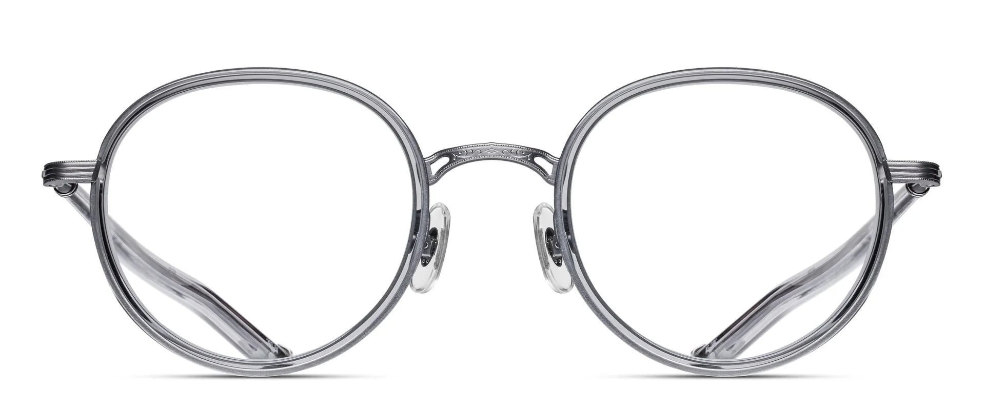 Matsuda M3134 – Antique Silver / Grey Crystal