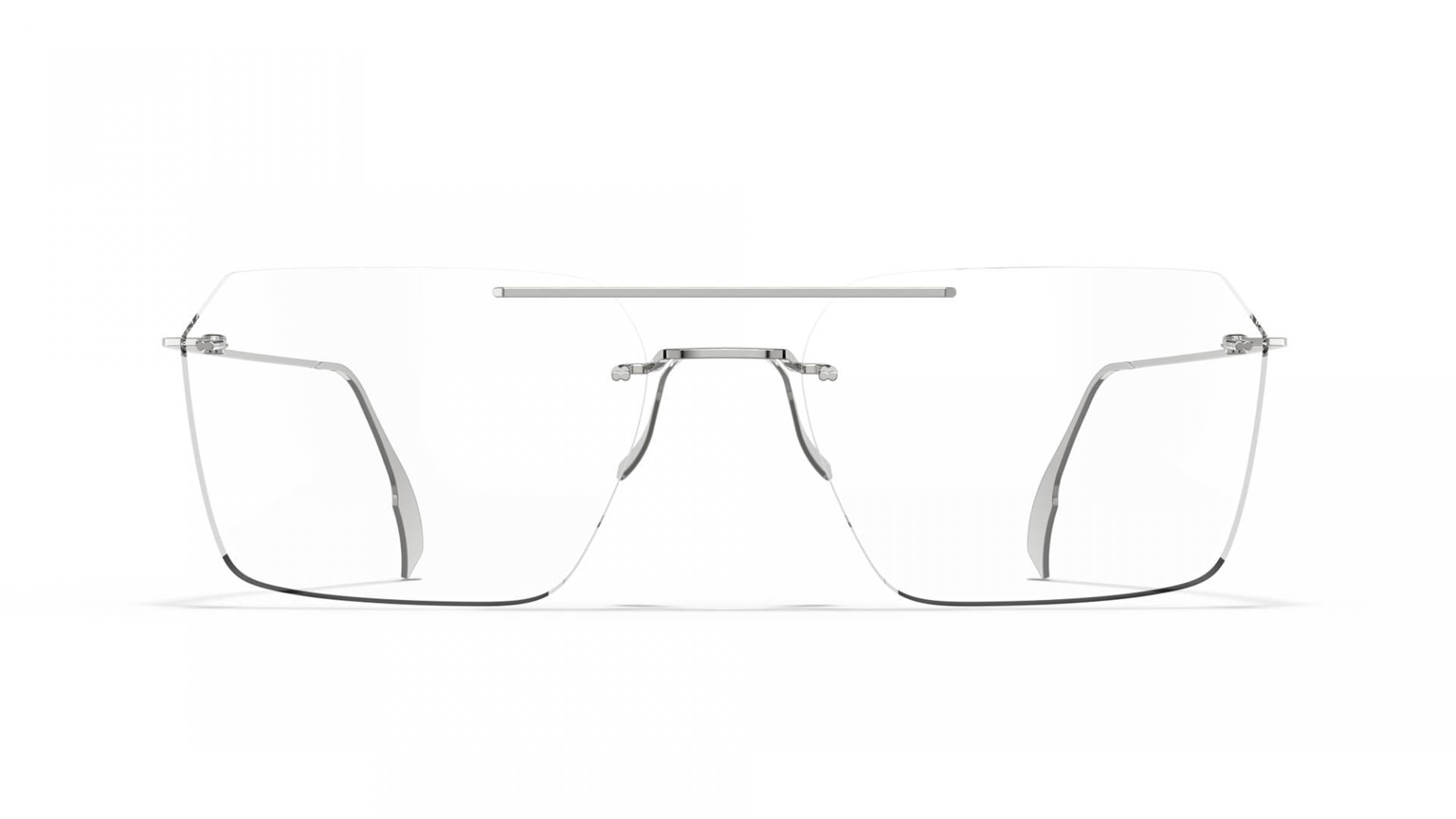 Blackfin BF1109 Infinity B5-P3 C1788 Shiny Silver Rimless