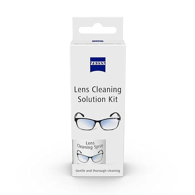 ZEISS Lens Cleaning Solution Kit – 60ml Spray + Microfiber Cloth