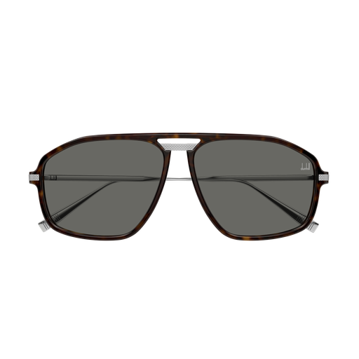 Dunhill DU0120S-002 Havana and Silver Recycled Acetate Sunglasses