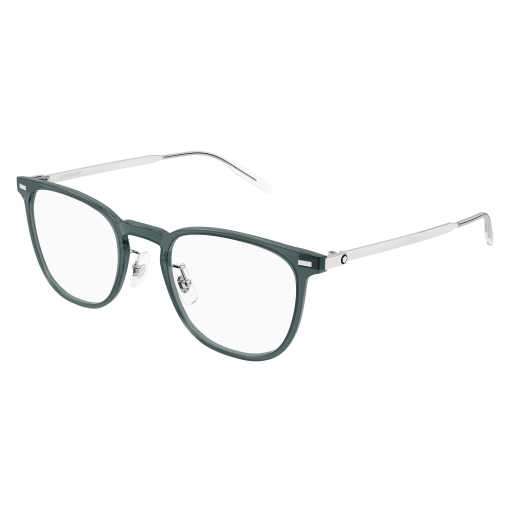 MONTBLANC MB0393ON-004 – Grey/Silver Eyeglasses 51 (M)