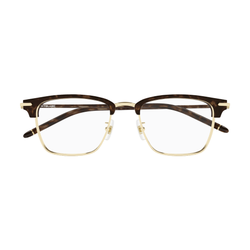 MONTBLANC MB0409O-003 – Gold/Havana Eyeglasses 52 (XL)