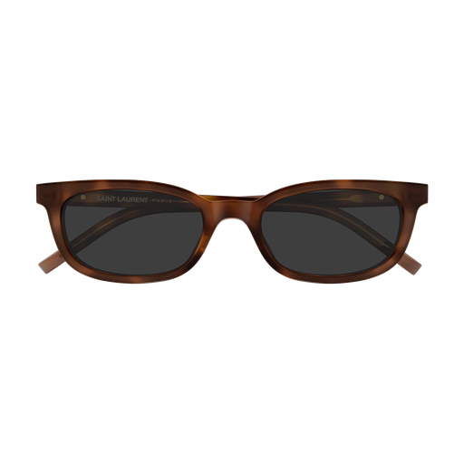 Saint Laurent SL M160-003 Havana Rectangular Sunglasses