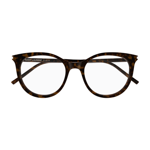 Saint Laurent SL 891-002 Havana Square Optical Frame