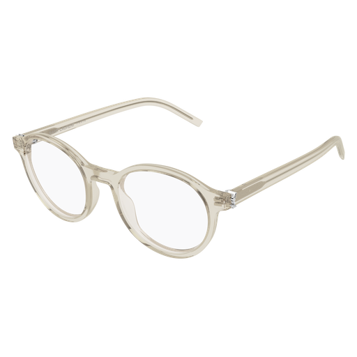 Saint Laurent SL M163-004 Beige Square Optical Frame