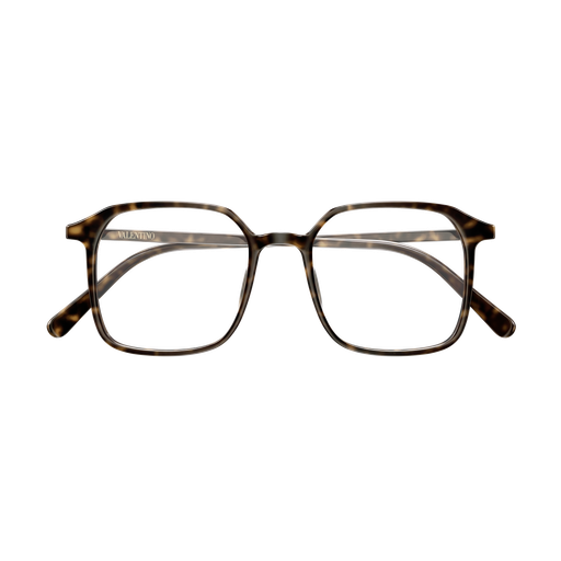 Valentino VG0022O-008 Havana Geometric Luxury Optical Frame
