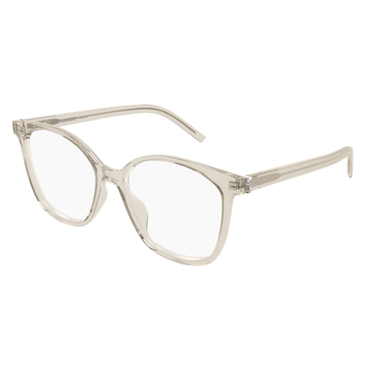 Saint Laurent SL M162-004 Polished Beige Luxury Optical Frame
