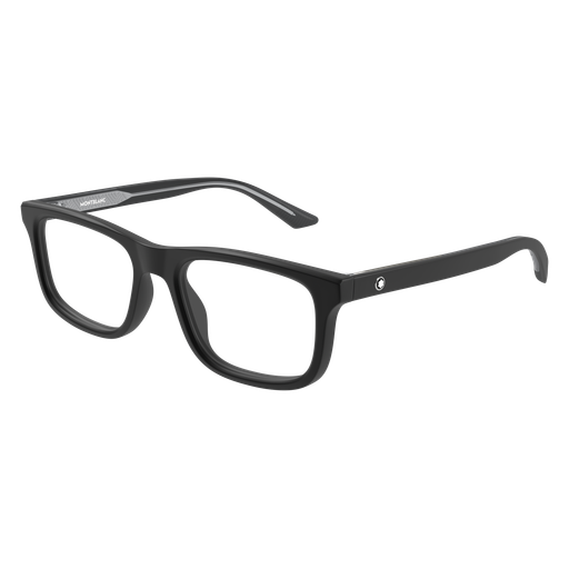 Montblanc Snowcap MB0457O 002 Deep Black Luxury Optical Frame