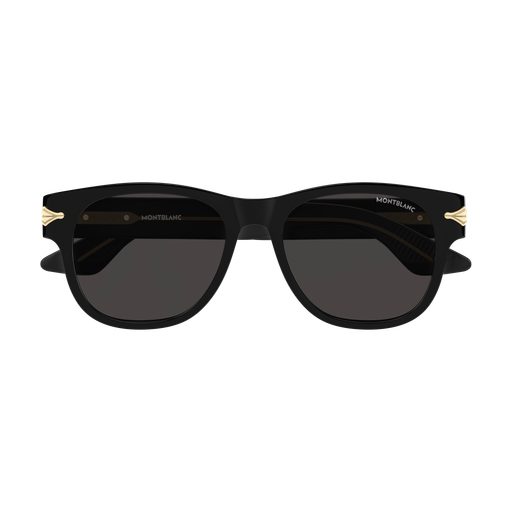 Montblanc MB0478S 001 Black Square Sunglasses