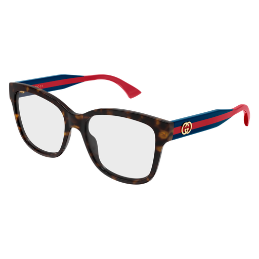 Gucci GG0038ONN-003 Havana & Blue Luxury Optical Frame