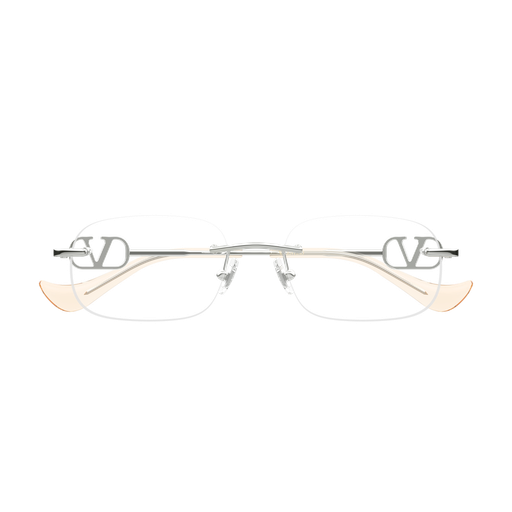 Valentino VG0034O-001 Polished Silver Luxury Optical Frame