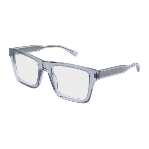 Gucci Sign GG2070O 004 Polished Grey Recycled Acetate Full Rim Eyeglasses Frame
