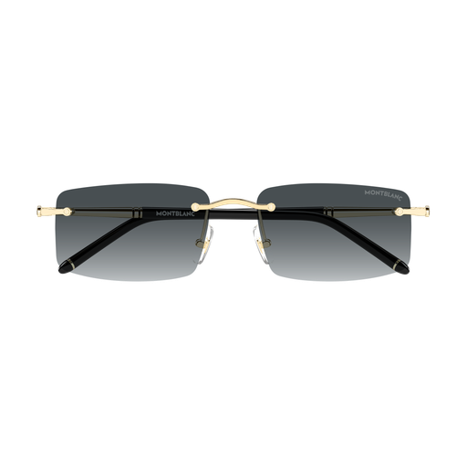 Montblanc Meisterstück MB0443S 007 Polished Gold Luxury Sunglasses