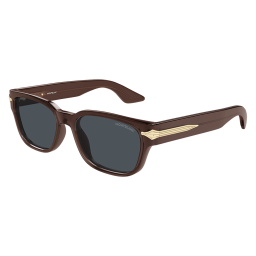 Montblanc Nib MB0479S 003 Crystal Brown Luxury Sunglasses
