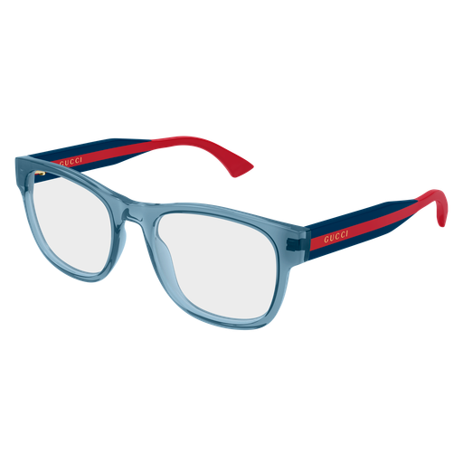 Gucci GG0004ONN 005 Tonal Blue Luxury Optical Frame