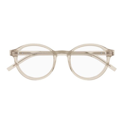 Saint Laurent SL M163-004 Beige Square Optical Frame