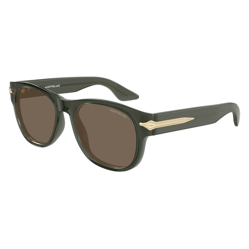 Montblanc Nib MB0478S 003 Crystal Grey Luxury Sunglasses