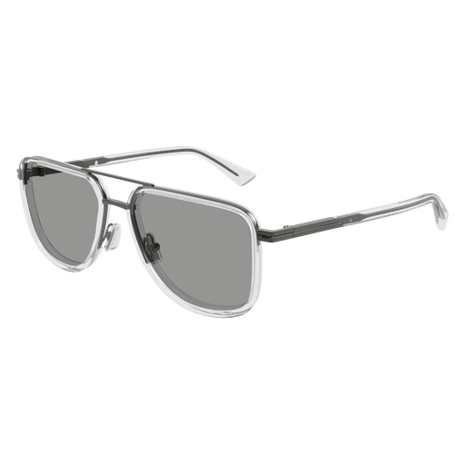 Bottega Veneta BV1463S 004 Sleek Gunmetal Luxury Sunglasses