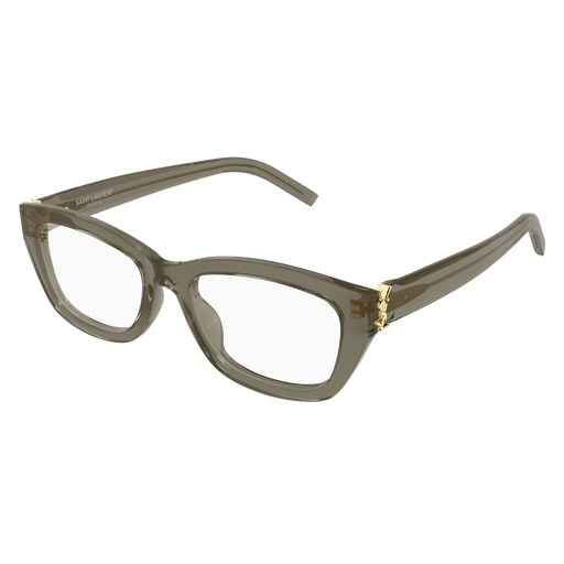 Saint Laurent SL M153 OPT-005 Brown Recycled Acetate Optical Frame
