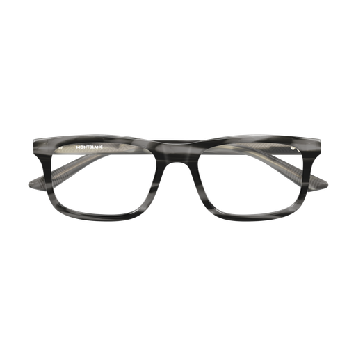 Montblanc MB0457O 009 Grey XL Rectangular Optical Frame