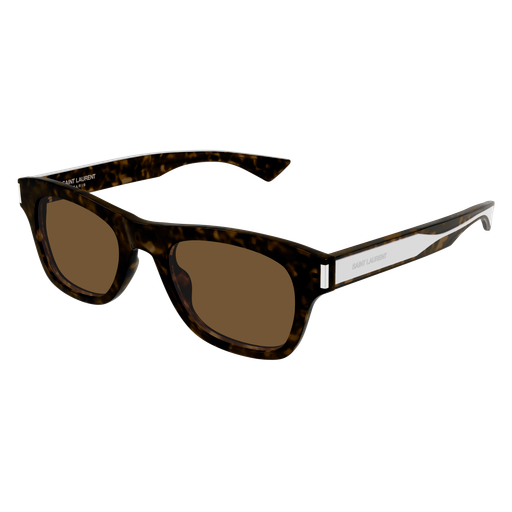 Saint Laurent SL 877-006 Havana & Crystal Luxury Sunglasses