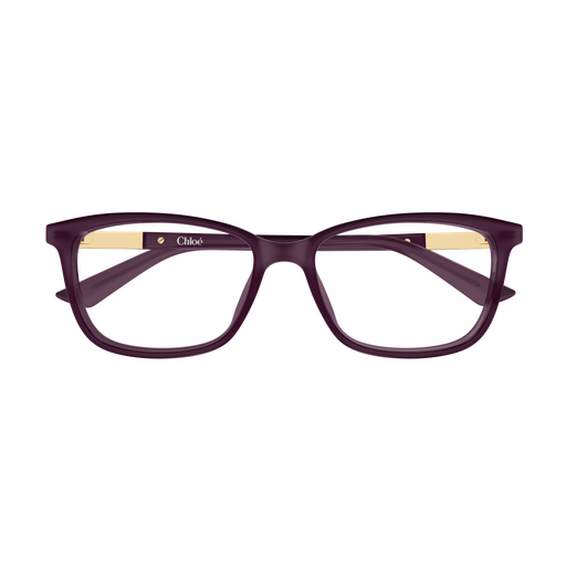 Chloé CH0371OA 004 Polished Violet Recycled Acetate Full Rim Eyeglasses Frame