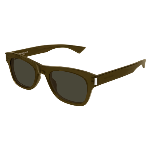 Saint Laurent SL 877-004 Brown Square Sunglasses