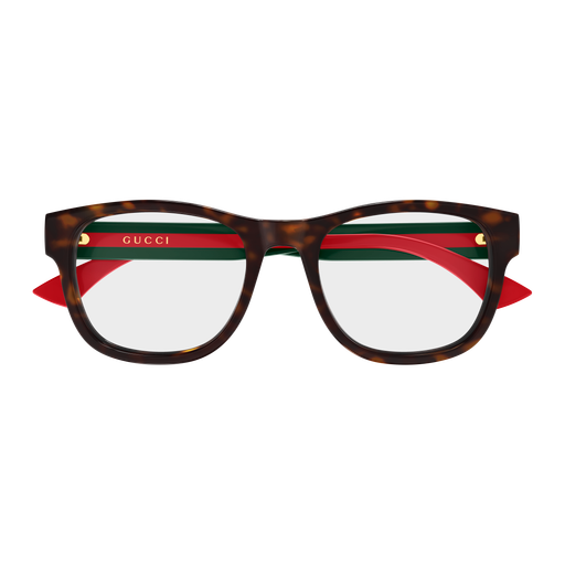 Gucci GG0004ONN 002 Havana and Green Luxury Optical Frame