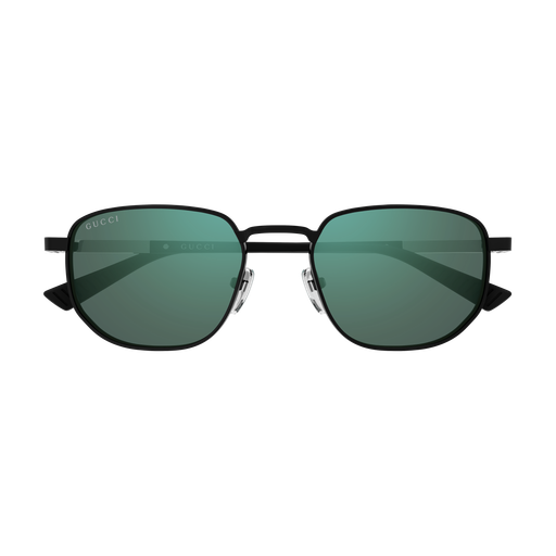 Gucci GG2093S 004 Matte Black and Blue Mirror Luxury Sunglasses