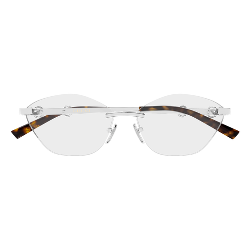 Gucci GG2050O 003 Silver and Red Luxury Optical Frame