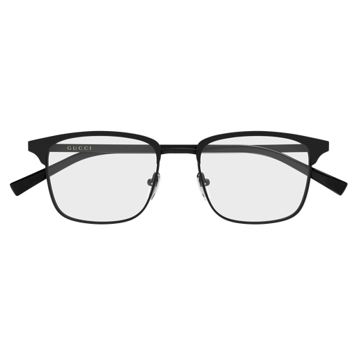 Gucci GG2135O-003 Polished Black Luxury Metal Optical Frame