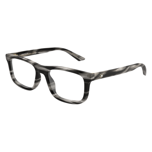 Montblanc MB0457O 009 Grey XL Rectangular Optical Frame