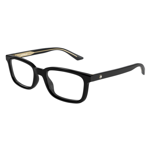 Montblanc MB0458OL 001 Black Rectangular Optical Frame