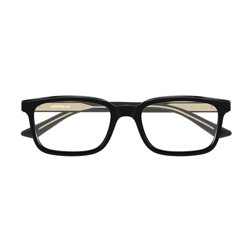 Montblanc MB0458OL 001 Black Rectangular Optical Frame