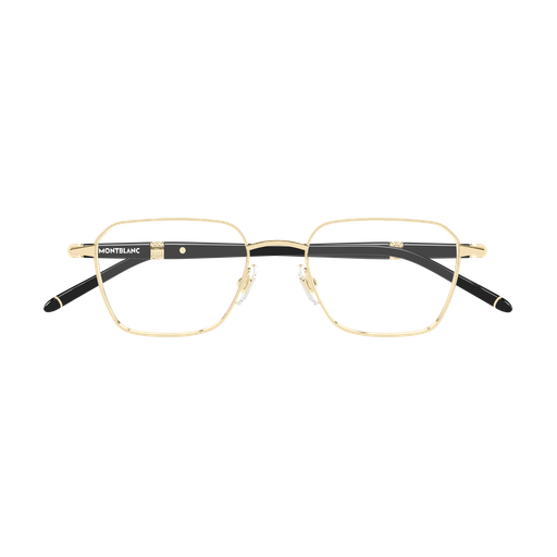 Montblanc Meisterstück MB0485O 003 Polished Gold and Black Luxury Optical Frame