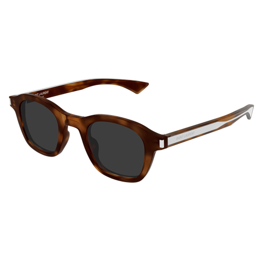 Saint Laurent SL 880 Color 003 Havana Recycled Acetate Frame with Grey Bio Nylon Lenses