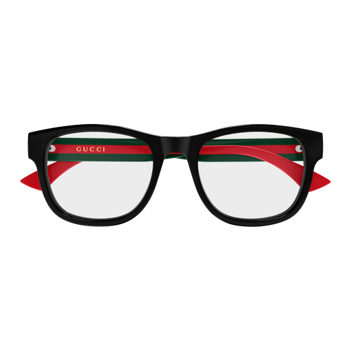 Gucci GG0004ONN 001 Black and Green Luxury Optical Frame