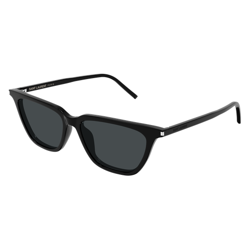 Saint Laurent SL 889 Sulpice Thin Color 001 Black Recycled Acetate Frame with Black Bio Nylon Lenses