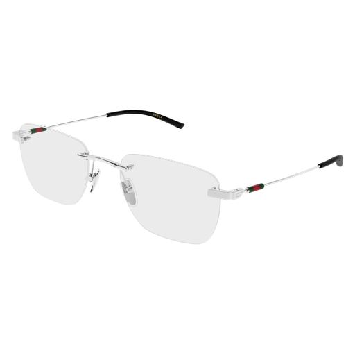 Gucci GG2099O-001 Silver Luxury Optical Frame