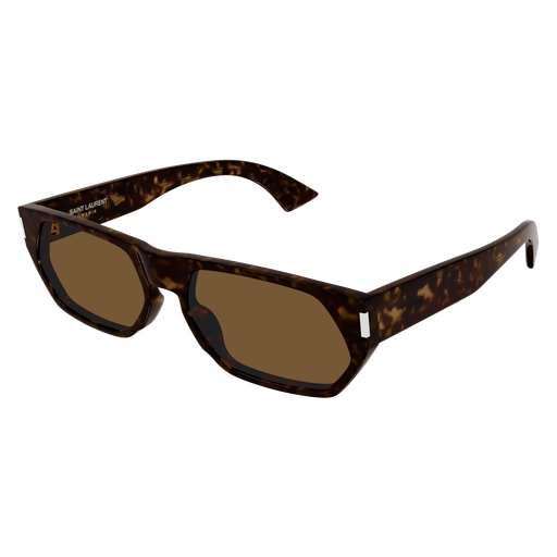 Saint Laurent SL 898 Color 006 Havana Recycled Acetate Frame with Brown Bio Nylon Lenses