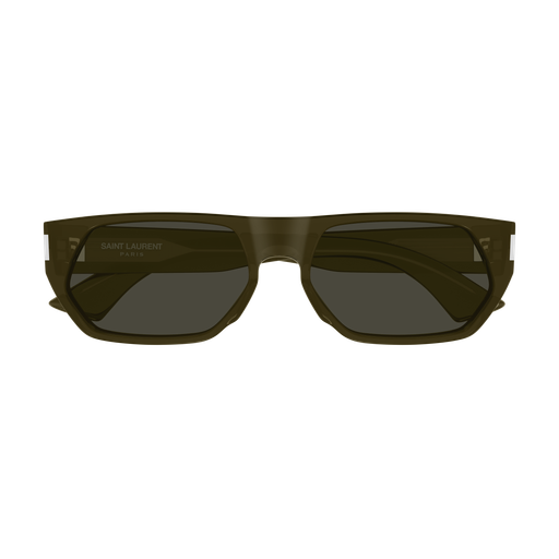 Saint Laurent SL 898 Color 004 Brown Recycled Acetate Frame with Grey Bio Nylon Lenses
