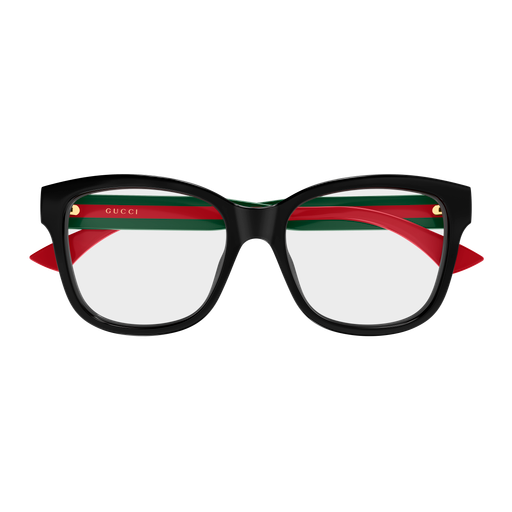 Gucci GG0038ONN-001 Black & Green Luxury Optical Frame