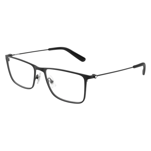 Montblanc MB0464O 005 Black XL Rectangular Metal Optical Frame