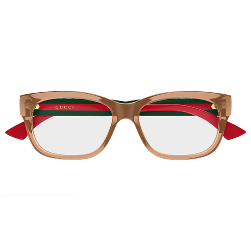 Gucci GG0278ON-005 Rich Brown & Green Luxury Optical Frame