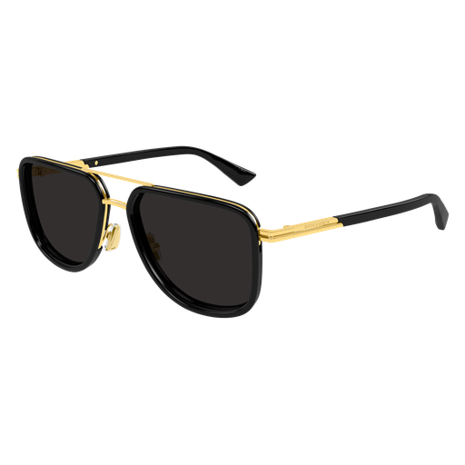 Bottega Veneta BV1463S-001 Gold & Grey Luxury Sunglasses